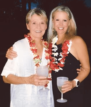 Cheryl Casone with her mother